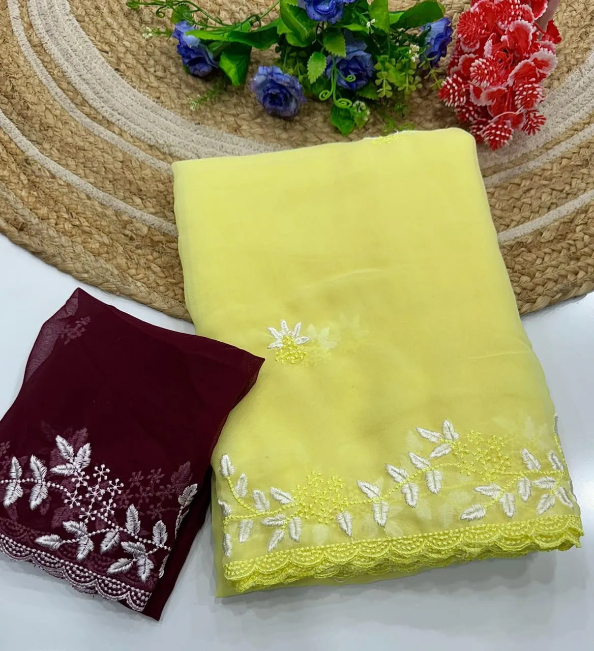 CLASSY PURE GEORGETTE SAREE — view 2